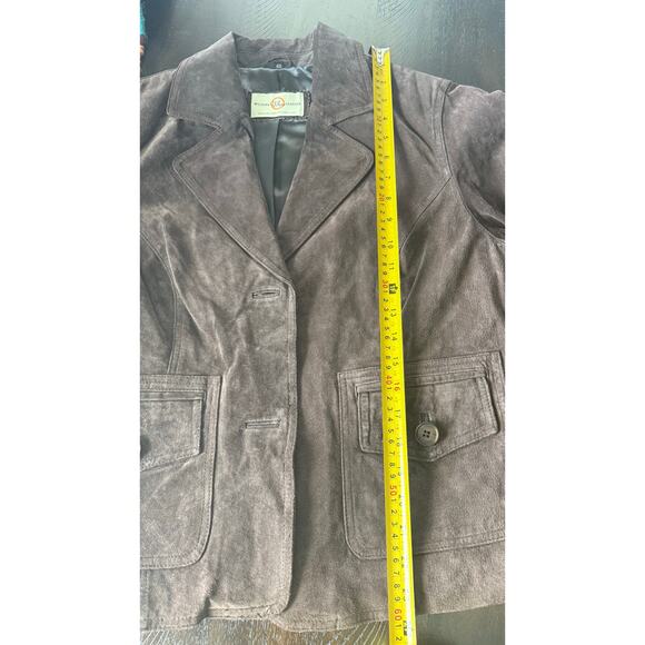 Vintage Wilson Leather suede jacket men’s size 40 / Medium NWT 90s Y2K preppy - Picture 15 of 16